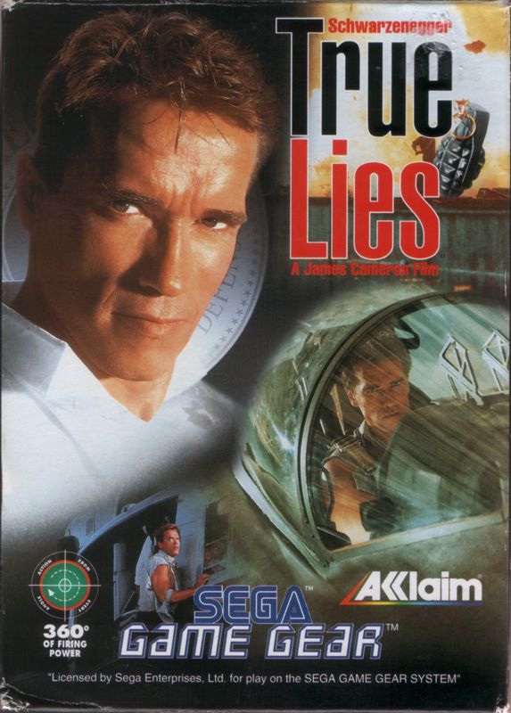 True Lies box art for Sega Game Gear